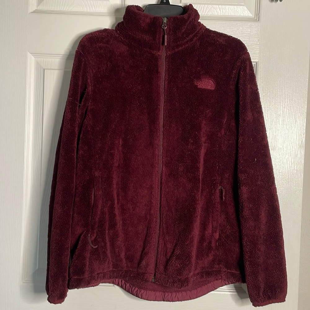 The North Face Deep Purple Fuzzy Osito Full Zip Jacket